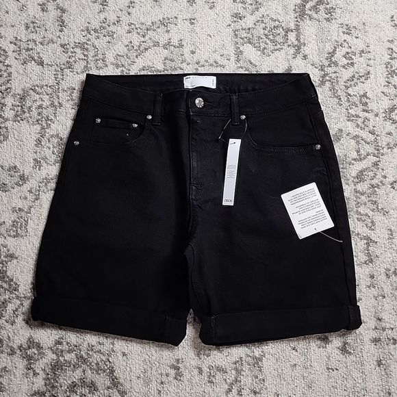 ASOS Black Jean Shorts for Men - Picture 5 of 10